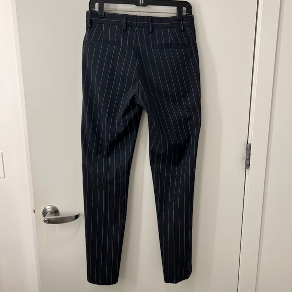 Navy Pin Stripe Skinny Suit - ASOS - Picture 4 of 5
